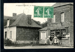 76 OUVILLE L'ABBAYE - LE BOURG - CAFE EPICERIE MERCERIE JULES SAUTREUIL - Otros & Sin Clasificación