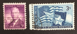 1945 United States - Statehood Texas 150th Anniversary, Alfred E. Smith - Used - Used Stamps