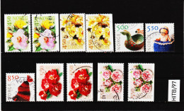 HITB/97 N O R W E G E N  2001  MICHL  1366/67+1389/93  Gestempelt SIEHE ABBILDUNG - Used Stamps