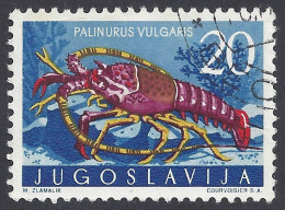 JUGOSLAVIA 1956 - Yvert 699° - Aragosta | - Crustaceans