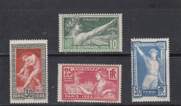 France - Année 1924 - Neuf** - N°YT 183/86 - Jeux Olympique De Paris - Neufs