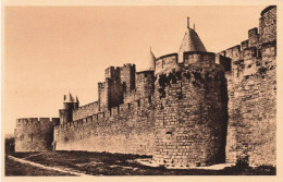 FRANCE - Carcassonne - La Cité - La Tour Carrée Et Les Hautes-Lices - Carte Postale Ancienne - Carcassonne