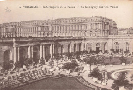 FRANCE - Versailles - L'Orangerie Et Le Palais - Carte Postale Ancienne - Versailles (Château)