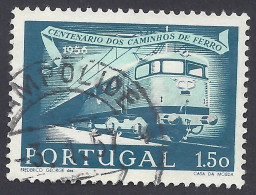 PORTOGALLO 1956 - Yvert 832° - Ferrovie | - Used Stamps