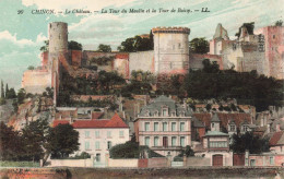 FRANCE - Chinon - Le Château - La Tour Du Moulin Et La TOur De Boisy - Colorisé - Carte Postale Ancienne - Chinon