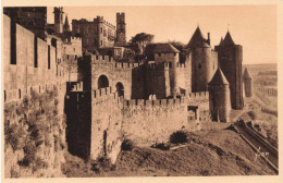 FRANCE - Carcassonne - La Cité - Montée De La Porte D'Aude - Carte Postale Ancienne - Carcassonne