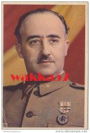 D1073- Guerra Di Spagna Annullo Uff. Postale Speciale 5 Su Cartolina Francisco Franco Vedi Retro - Otros & Sin Clasificación