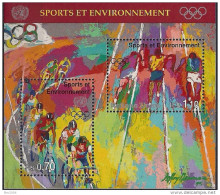 1996 UNO Genf Mi. Bl. 8 **MNH  100 Jahre Olympische Spiele Der Neuzeit. - Neufs