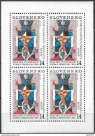 1993 Slovensko Slowakische Rep.  Mi 174 **MNH  Europa: Zeitgenössische Kunst. - Blocks & Kleinbögen