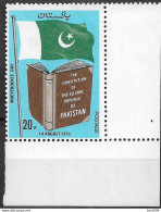 1973 Pakistan Mi. 349**MNH   26 Jahre Unabhängigkeit: Inkrafttreten Der Neuen Verfassung. - Pakistan