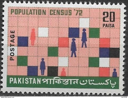1972 Pakistan Mi. 335**MNH  Volkszählung. - Pakistan