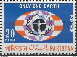 1972 Pakistan Mi. 324**MNH  UNO-Weltkonferenz Für Umweltschutz, Stockholm. - Pakistan