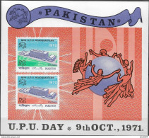1971 Pakistan Mi. Bl. 1**MNH  Weltposttag - Pakistan
