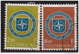 1959 Luxemburg  Mi. 604-5 Used        NATO  OTAN - Oblitérés