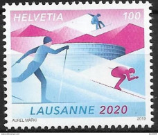 2019 Schweiz Mi.2637  **MNH   Olympische Jugend-Winterspiele 2020, Lausanne - Ungebraucht