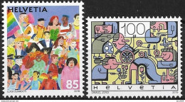 2019 Schweiz Mi.2630-31 **MNH  Gesellschaftliche Vielfalt - Unused Stamps