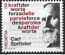 2019 Schweiz Mi. 2622 **MNH 100. Jahrestag Der Verleihung Des Nobelpreises Für Literatur An Carl Spitteler. - Ongebruikt