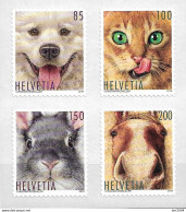 2019 Schweiz Mi. 2594-7  **MNH    Tierfreunde. - Unused Stamps