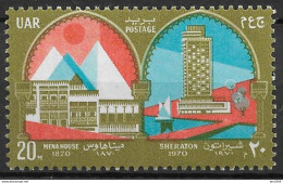 1970 Ägypten Mi. 984**MNH  100 Jahre Mena-House-Hotel Und Einweihung Des Sheraton-Hotels In Kairo - Ongebruikt