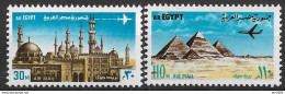 1972 Ägypten Mi.1114-5 **MNH Weltkulturerbe - Neufs