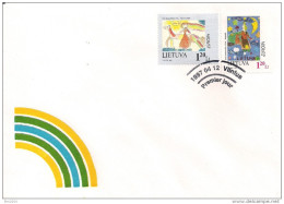 1997 Litauen Lietuva Mi. 636-7 FDC - 1997