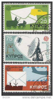 1979 Zypern   Yv. 496-8  Mi. 501-3 Used - 1979
