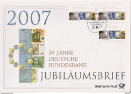 2007 Deutschland Allem. Fed.Mi. 2618 Jubiläumsbrief " 50 Jahre Deutsche Bundesbank  " - 2001-2010