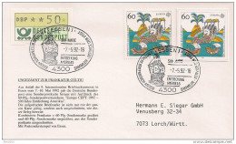 1992 Deutschland Germany  Mi. 1608+ Sonderpostkarten-Marke Brief  FDC . -7.-5.1990  Europa - 1992