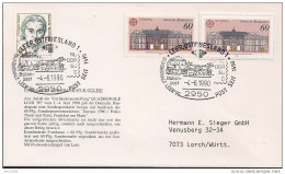 1990 Deutschland Germany  Mi. 1461+ Sonderpostkarten-Marke Brief  Gest. 4.6.1990 - 1981-1990