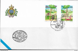 1997 San Marino Mi. 1713-4 FDC Europa: Sagen Und Legenden. - 1997