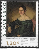 2017 Slowakei Mi. 826 **MNH   Bildnis Der Frau Juppová; Gemälde Von Jozef Božetech Klemens - Unused Stamps