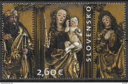 2017 Slowakei Mi. 827 **MNH  Muttergottes Vom Hochaltar Der Kirche St. Jakob, Levoča (Leutschau) - Unused Stamps