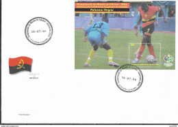 2006 Angola Mi. Bl  116 FDC   Fußball-Weltmeisterschaft, Deutschland. - Angola