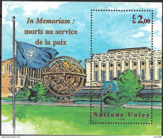 1999 UNO Genf Mi.Bl. 12 **MNH  Gefallen Im Dienste Des Friedens - Unused Stamps