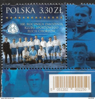 2020 Polen Polska  Mi. 5202 **MNH . 100 Jahre Fußballverein Ruch Chorzów. - Ungebraucht