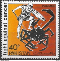 1979 Pakistan Mi. 501**MNH   Krebsbekämpfung - Pakistan