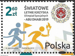 2019 Polen Mi. 5095 **MNH Special Olympics, Abu Dhabi. - Ungebraucht