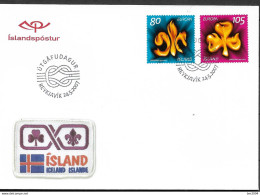 2007 Island Mi. 1168-9 FDC Europa: Pfadfinder. - FDC