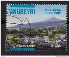 2012 Iceland  Island Mi. 1356 I Used   150 Jahre Stadt Akureyri - Gebraucht