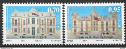 2017 Luxemburg Mi. 2126-7 **MNH Europa: Burgen Und Schlösser. - Ungebraucht