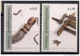 2002 UNO WIEN   Mi. 361-2 **MNH Unabhängigkeit Osttimors - Unused Stamps