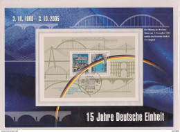 1990 Allem. Fed. Deutschland Germany Mi. Bl 22 Used  Öffnung Der Innerdeutschen Grenzen Und Der Berliner Mauer - 1981-1990