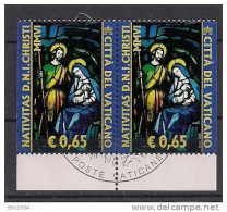 2006 Vatikan Mi. 1567 DI / DR  FD-used Booklet Stamp   Weihnachten: Glasfenster - Usati