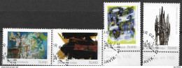 2017 Island   Mi.  1538-41 FD-used  Lyrische Abstraktion In Den 1950er Und 1960er Jahren - Used Stamps