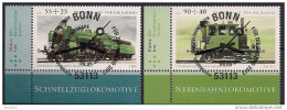 2012 Allem. Fed. Mi.  2946-8  FD-used    "Bonn "  Historische Dampflokomotiven - Gebraucht