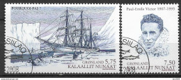 2007 Grönland Mi.  496-7 Used   Expeditionen In Grönland : Paul-Émile Victor - Usados