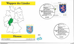 1993 Allem. Fed. Deutschland Germany Mi. 1660 FDC Wappen Der Länder Der Bundesrepuplik Deutschland - 1991-2000