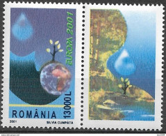 2001 Rumänien Romania Sheet    Mi. 5573 **MNH Lebensspender Wasser - 2001