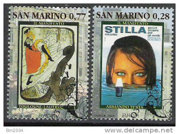 2003 San Marino Mi. 2085-6 Used - 2003