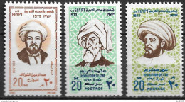 1973 Ägypten  Mi. 1132-4 **MNH 21. Jahrestag Der Revolution. - Neufs